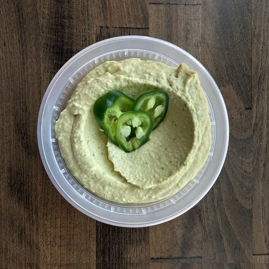 Cilantro-Jalapeno-Hummus