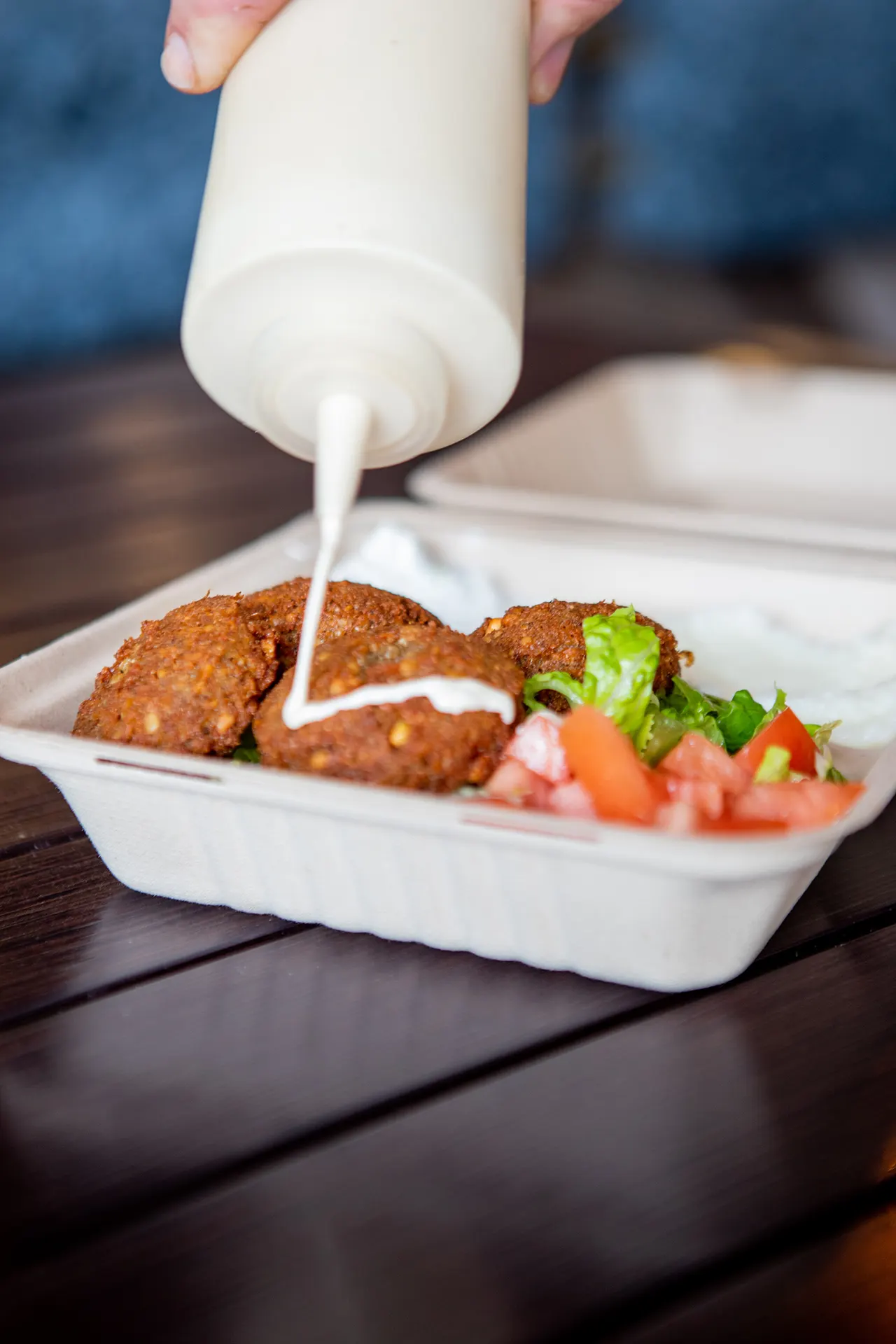 Falafel-Platter-Assembly